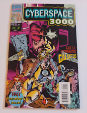 Cyberspace 3000 #1 (1994) Marvel Comics UK Glow in the Dark Embossed Cover