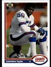 1991 Upper Deck Lawrence Taylor card #445