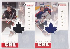 00-01 Upper Deck Prospects Jason Spezza Jersey Windsor CHL 2000