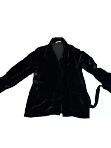 Mes Demoiselles Giacomo Jacket Size 38 Or Small Black Velvet - Picture 1 of 6
