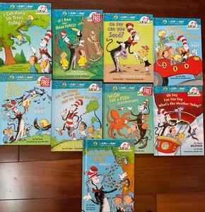 Lot of 9 THE CAT IN THE HAT'S LEARNING LIBRARY Seuss Science Series Hardcovers