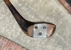 Antique Hickory Wood Shaft Butchart Bilt Left Handed Aluminum Face Driver