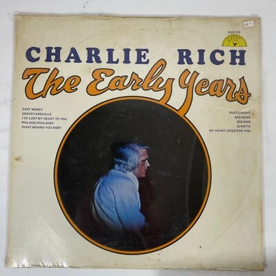 Charlie Rich – The Early Years Vinyl, LP 1974 Sun – SUN 132 New Sealed - Image 1 of 2