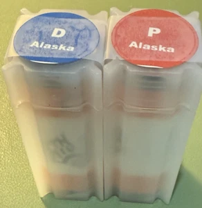 2008 P D Alaska UNCIRCULATEDUNOPENED State Quarter Rolls US Mint plastic holders - Picture 1 of 2