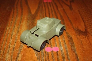Vintage Timmee/Processed Plastic Army Staghound Armored Car or Tank - Marx, MPC - Picture 1 of 10