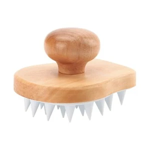 Scalp Massager Shampoo Brush, Wooden Wet and Dry Hair Scalp Care Brush, Showe... - Picture 1 of 7