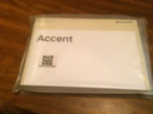 2017 Hyundai Accent Owners Manual Kit  - Picture 1 of 2