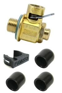 Fumoto F133S M12-1.25 Thread Quick Oil Drain Valve with 3 Vinyl Caps S/S F103S - Picture 1 of 1