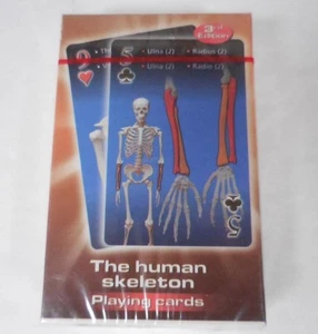 Menschliches Skelett Spielkarten, 3. Auflage Englisch/Französisch/Spanisch (2017) von Syn Heme - Bild 1 von 6