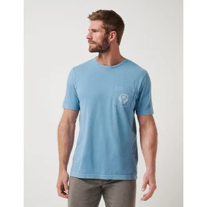 NWT TravisMathew Local Favorite 2.0 Tee in Captain's Blue size Small - Picture 1 of 8