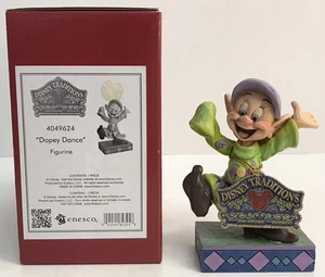 Jim Shore Disney Traditions DOPEY DANCE Snow White Dwarf *RARE* 4049624 NEW - Picture 1 of 17