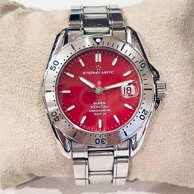 Eterna Matic Super Kontiki Diver 300m Automatic Date Chronometer Men's Watch - image 1 of 4