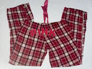 Victoria’s Secret ROSA VINTAGE Y2K cintura baja a cuadros pantalones pij XS - Imagen 1 de 14