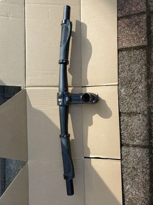 Comprimento aprox. Cabo plano 580mm 31,8mm aderência, haste conjunto com 3 peças - Imagem 1 de 4