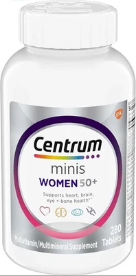 Centrum Minis Silver Women’s 50+ Multivitamin – Vitamin D3, B Vitamins, (280 Ct) - Image 1 of 4
