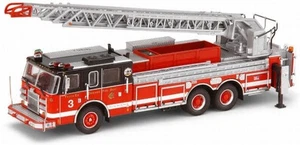 Code 3 Chicago Fire Dept Pierce Rear Mount Ladder Truck 3  #12919 - Picture 1 of 1