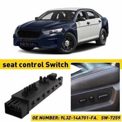 Interruptor de asiento eléctrico delantero derecho para Ford C-Max 2017-2018 Nº9L3Z14A701FA Foto 1 de 4