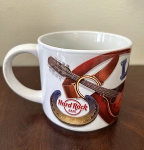 Hard Rick Cafe Louisville 20oz. Mug Guitars & Cityscape NEW - Picture 1 of 9