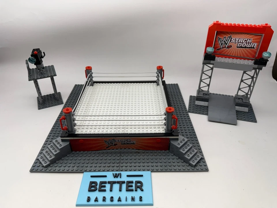 WWE C3 StackDown Ring Building Set John Cena The Miz Universe 21031 - Image 1 of 4