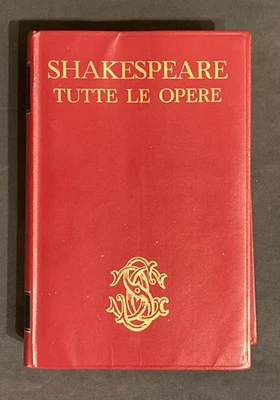 William Shakespeare TUTTE LE OPERE Sansoni 1965 a cura di Mario Praz - Immagine 1 di 4