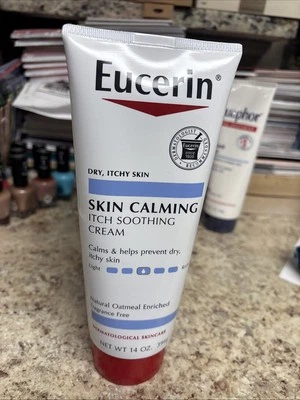 Eucerin Skin Calming Creme 14 Oz Fresh SMALL BUSINESS BUY HERE 💘🍒👑 - Image 1 of 3