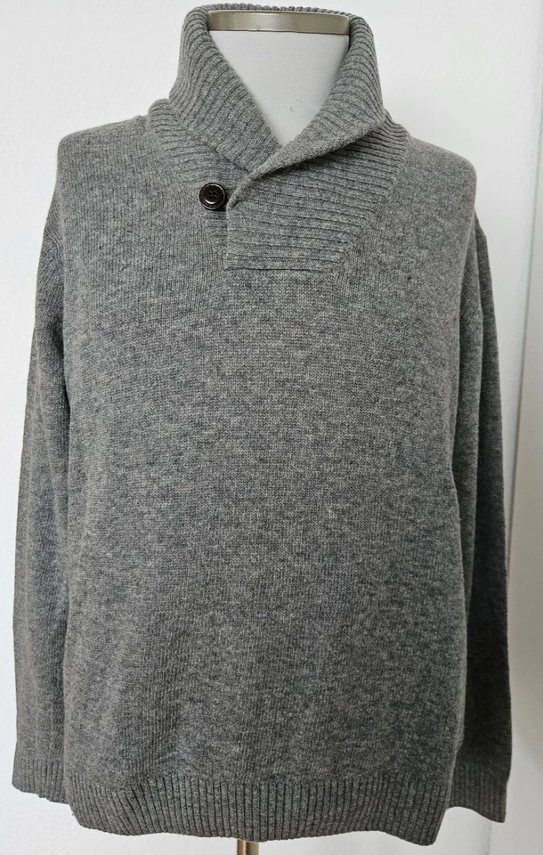 SEASON by JAN PAULSEN Herren Pullover grau Gr.L Wolle Q1 - Bild 1 von 4