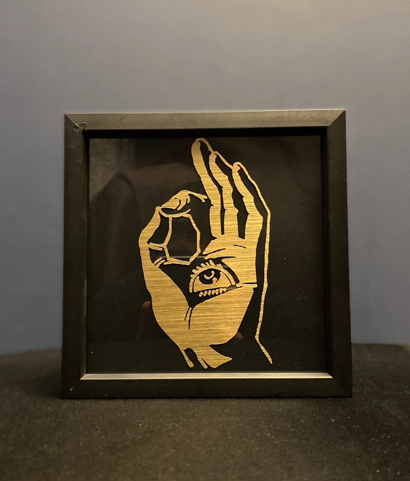 Arte de pared Cyberpunk - Palma de ojos Foto 1 de 1