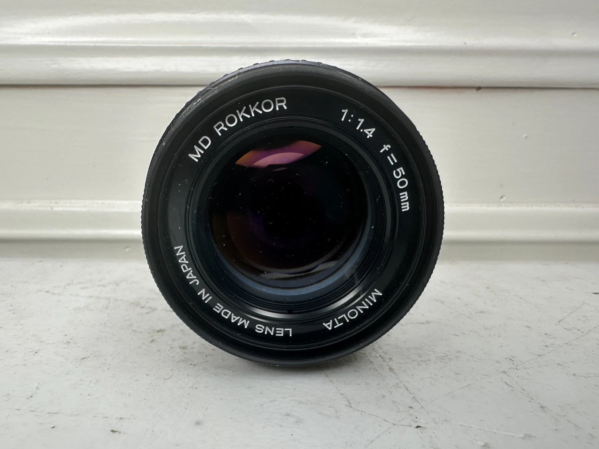 Minolta MD f/1.4 Lenses 50mm Focal for sale | eBay