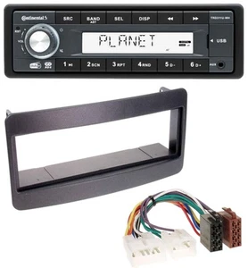 Continental MP3 AUX USB DAB 1DIN Autoradio für Toyota Celica, MR2 - schwarz - Bild 1 von 9