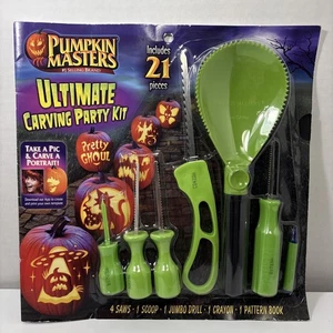 Pumpkin Masters Pumpkin Party Carving Kit 21 Piece New Open Box! - Picture 1 of 19