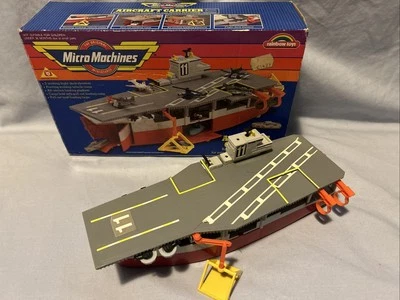 Micro Machines, Galoob, 1988, Авианосец, Почти Полный, В Коробке - Изображение 1 из 4