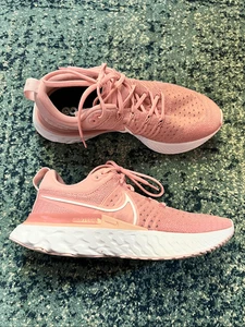 Scarpe da corsa Nike Pink Glaze / Pink Foam bianche Infinity Run Flyknit 2 taglia 7 - Foto 1 di 8