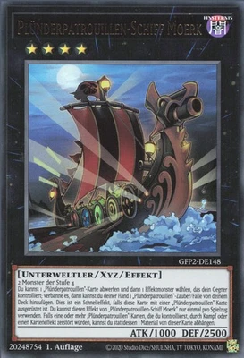 YuGiOh Plünderpatrouillen-Schiff Moerk GFP2-DE148 Ultra Rare NM 1st - Bild 1 von 2