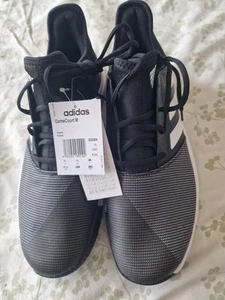 Adidas GameCourt multicourt tennis shoes white/black UK11 brand new no box - Picture 1 of 9