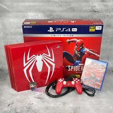 PS4 Sony PlayStation 4 Pro 1TB Marvel Spider-Man Limited Edition Konsole + Spiel