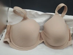 Leading Lady Bra Womens Size 48D Nude Underwire The Brigitte Lace T-Shirt 5214 - Picture 1 of 9