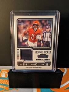 Neu 2023 Contenders Patch Roschon Johnson #TS29 CHICAGO BEARS Rookie - Bild 1 von 2