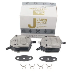 2pcs Fuel Pumps & Gaskets Kit for Nissan Tohatsu 2 Stroke 25 - 70 HP Boat Engine - Picture 1 of 11