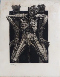 Le Jardin des Supplices gravure de Raphaël FREIDA (1877 -1942) Mirbeau torture - Picture 1 of 4