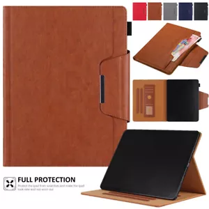 Leather Case Cover For iPad 10th 9th 8th 7th 6th 5th Gen Air 5th 4th Mini 6 Pro - Picture 1 of 61