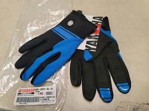 XL FABRICANTE DE EQUIPOS ORIGINALES Yamaha Guantes de Carreras Bicicleta Dedo Completo MAR-20GFF-BL-XL EXTRA GRANDES AZUL BL - Imagen 1 de 6