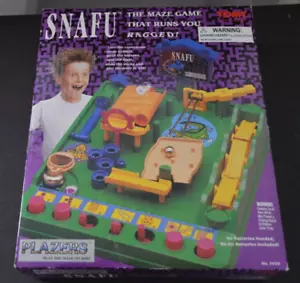 Vintage 1991 SNAFU Tomy Maze Game Obstacle Course w/ 2 Balls - Picture 1 of 7