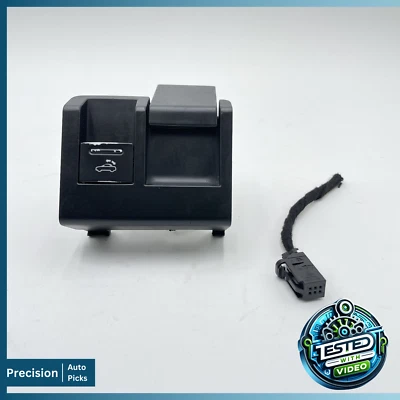 2003-2009 Audi A4 Convertible Top Roof Control Switch w/ Trim Bezel & Outlet S4 - Image 1 of 4