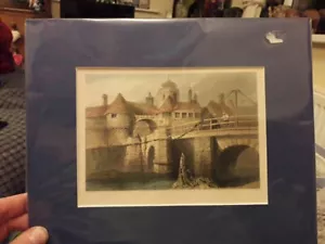 STAMPA ANTICA: PANINO, KENT. (Trova porti e porti) BARTLETT. 1845 - Foto 1 di 4