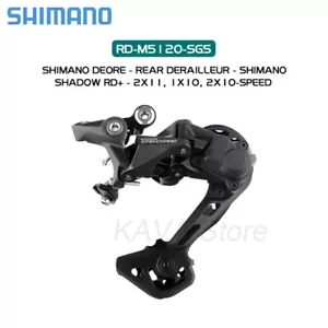 Shimano Deore RD M5120 Rear Derailleur SGS 10 Speed 11 Speed Mountain Bike MTB - Picture 1 of 3