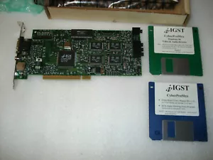 (New ) iIGS Tech CyberPro 5050, 5050PCI-1229 VIDEO CARD 5000D1-4MS-6LS-2-0 w/ + - Picture 1 of 7