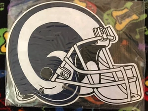 NFL Los Angeles Rams Die Cut Helmet Pennant NEW /w Tags Polybagged - Picture 1 of 3