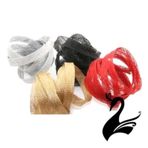 Sinamay Bias Binding/Ribbon 1cm (Price per 1.5m) - Millinery Hats Fascinators - Picture 1 of 22