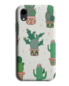 Cactus Pattern Phone Case Cover Cowboys Plant Plants Cartoon Picture Pot M615A - Picture 1 of 1