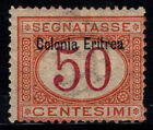 Érythrée 1903 Sass. 6 Neuf * MH 60% timbre-taxe 50 cents...